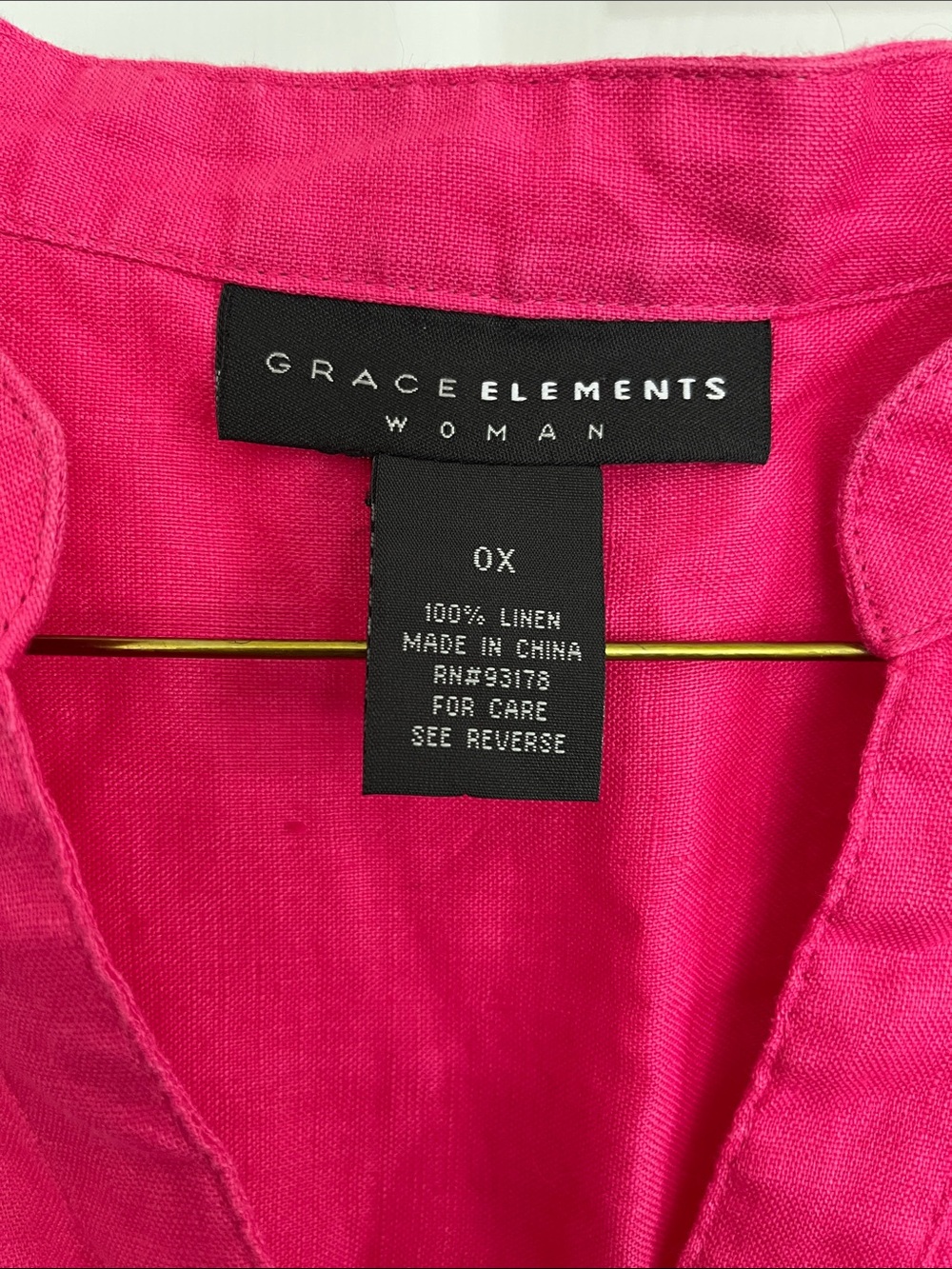 Linen Top - Picture 4 of 4